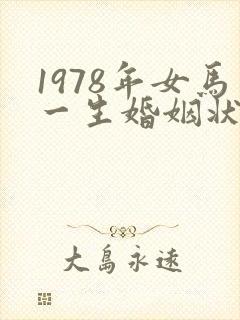 1978年女马一生婚姻状况封面