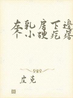 左乳房下边有一个小硬疙瘩