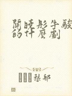 关晓彤牛骏峰演的什么剧