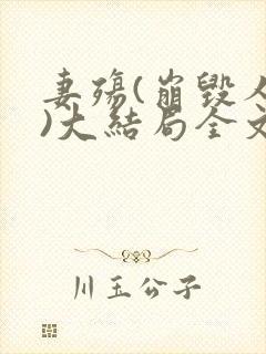 妻殇(崩毁人生)大结局全文阅读