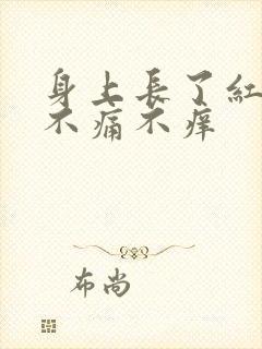 身上长了红疹子不痛不痒封面