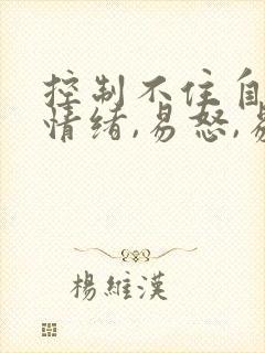 控制不住自己的情绪,易怒,易烦躁哭