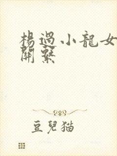 杨过小龙女什么关系封面