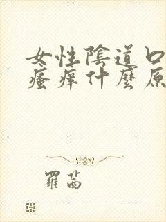 女性阴道口反复瘙痒什么原因封面