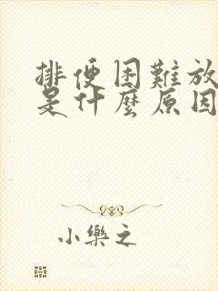 排便困难放屁多是什么原因封面