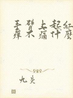 手臂上起红点不痒不痛什么原因