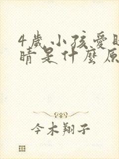 4岁小孩爱眨眼睛是什么原因封面