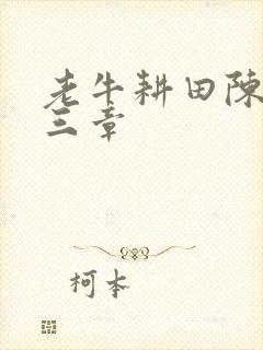 老牛耕田陈雪第三章