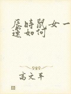 辰时鼠女一生命运如何封面