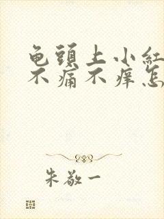 龟头上小红疙瘩不痛不痒怎么回事封面