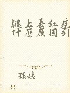 腿上长红疙瘩是什么原因引起的