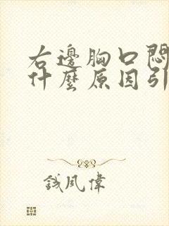 右边胸口闷疼是什么原因引起的