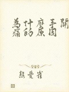 为什么手关节会痛的原因封面