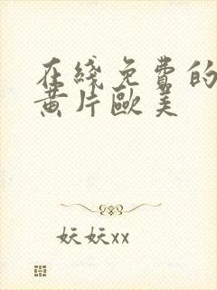 在线免费的特级黄片欧美