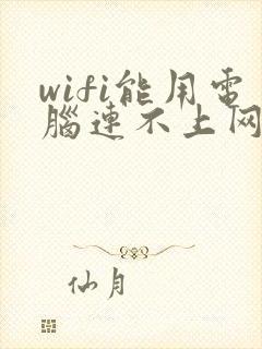 wifi能用电脑连不上网怎么回事