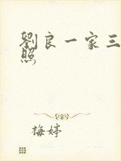 刘良一家三口近照