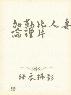 加勒比人妻熟女伦理片