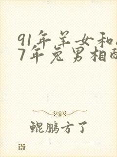 91年羊女和87年兔男相配婚姻如何封面