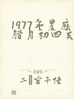 1977年农历腊月初四亥时出生女孩命运