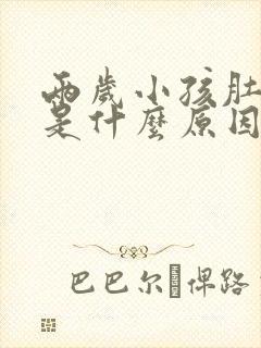 两岁小孩肚子疼是什么原因引起的封面