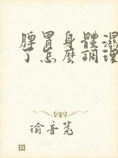 脾胃身体湿气重了怎么调理