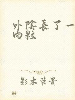 外阴长了一排小肉粒