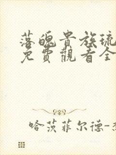 落魄贵族琉璃川免费观看全集动漫版封面