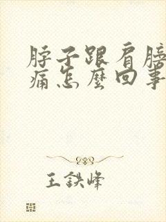 脖子跟肩膀老酸痛怎么回事封面