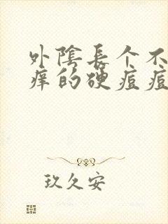 外阴长个不痛不痒的硬痘痘