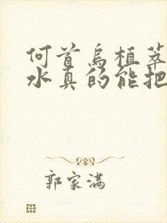 何首乌植萃洗发水真的能把白头发洗黑吗