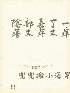 阴部长了一个疙瘩又疼又痒