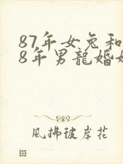 87年女兔和88年男龙婚姻相配吗