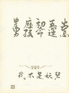 农历初五出生的男孩命运怎么样