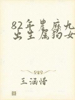 82年农历九月出生属狗女命运