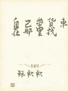 自己带货车拉货在哪里找