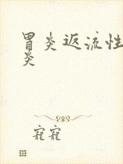 胃炎返流性食管炎