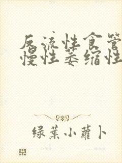 反流性食管炎,慢性萎缩性胃炎