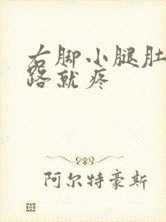 右脚小腿肚子走路就疼