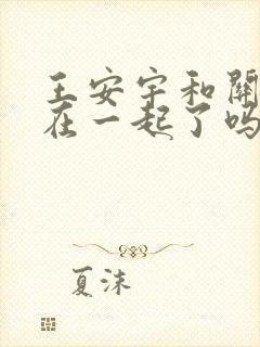 王安宇和关晓彤在一起了吗