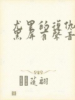 尤里的复仇打开黑屏有声音