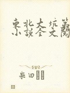 东北大坑第二部小说全文阅读