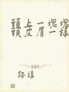 头上一块块的跟头皮屑一样怎么治疗