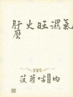 肝火旺湿气重怎么