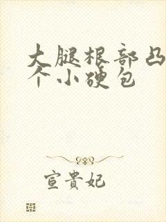 大腿根部凸起一个小硬包