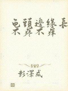 龟头边缘长疙瘩不疼不痒封面