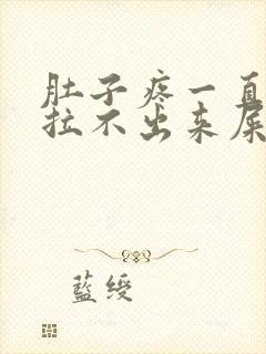 肚子疼一直放屁拉不出来屎封面