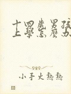 十四岁男孩不想上学怎么办封面