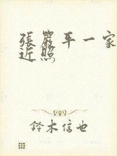 张严平一家三口近照