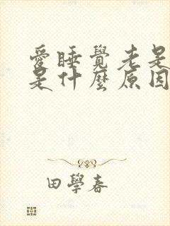 爱睡觉老是犯困是什么原因封面