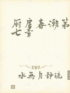 厨房春潮第三十七章